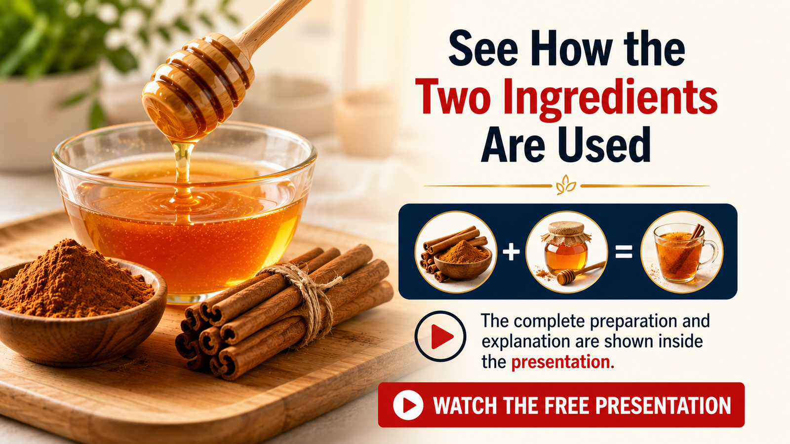 See how the two ingredients are used